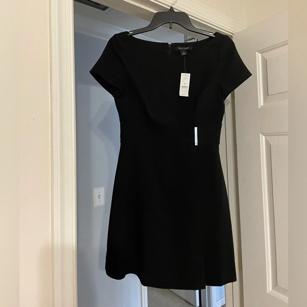 NWOT Black Mini Dress WHBM size 2 - Picture 2 of 4